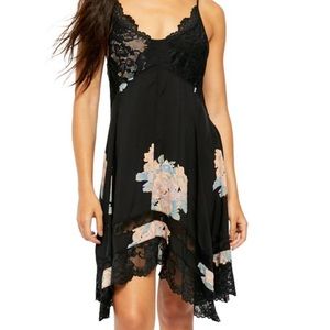 Free people table for two trapeze mini dress